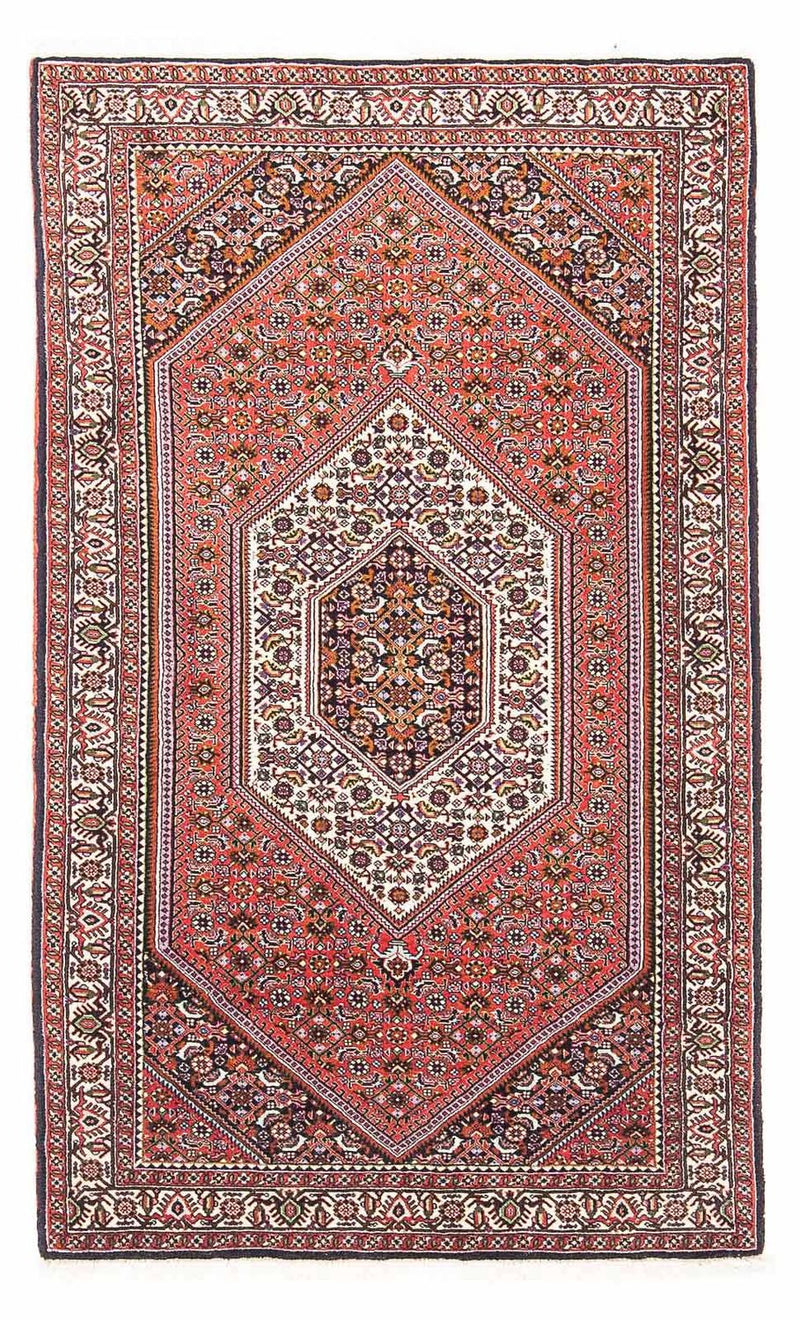 Tapis persan - Bidjar - 161 x 90 cm - rouge clair