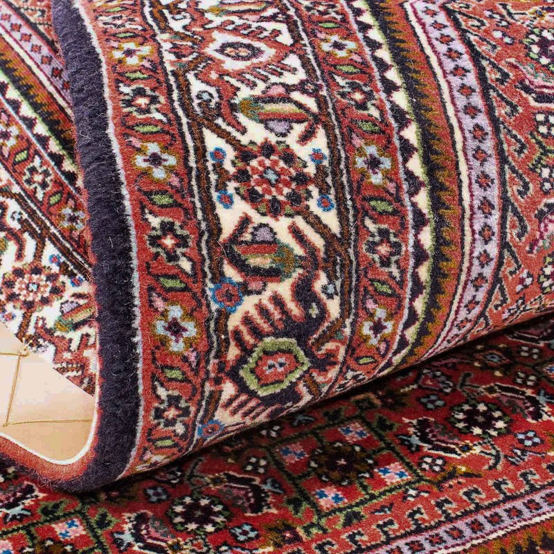 Tapis persan - Bidjar - 161 x 90 cm - rouge clair