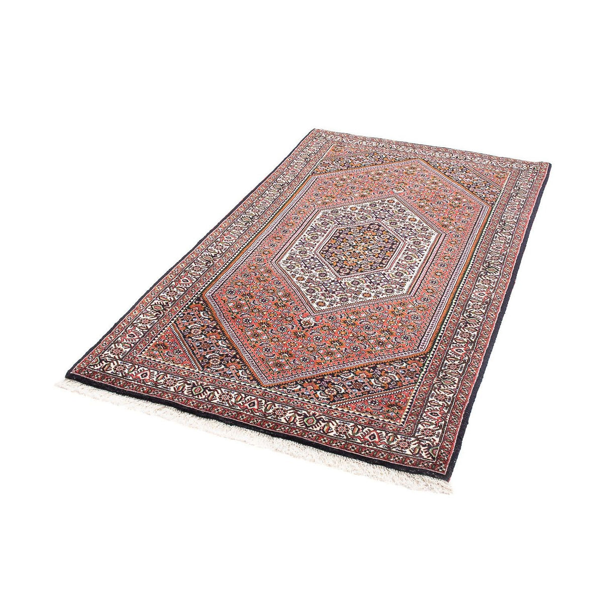 Tapis persan - Bidjar - 161 x 90 cm - rouge clair