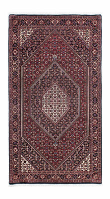 Tapis de couloir Tapis persan - Bidjar - 196 x 108 cm - bleu foncé