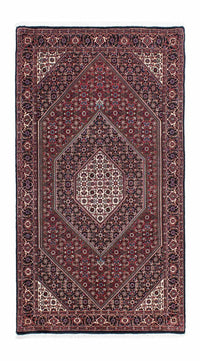 Tapis de couloir Tapis persan - Bidjar - 196 x 108 cm - bleu foncé