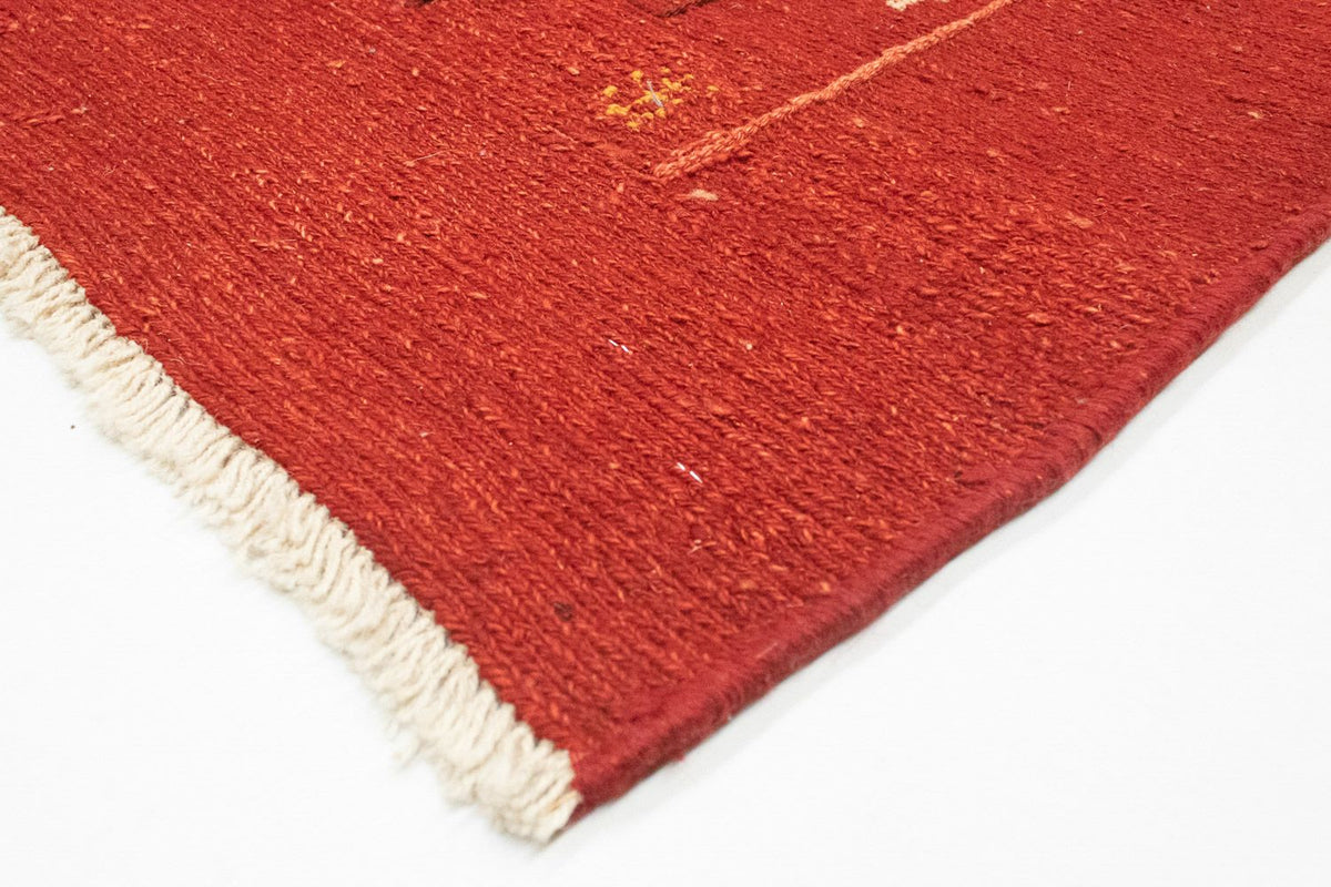 Tapis Gabbeh - Persan - 200 x 142 cm - rouge