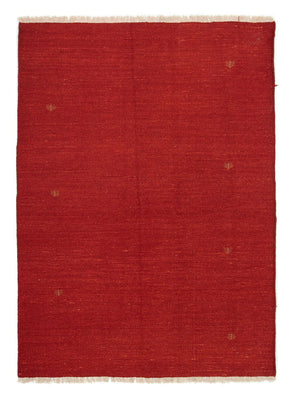 Tapis Gabbeh - Persan - 194 x 140 cm - rouge