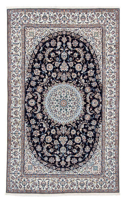 Tapis persan - Nain - Royal - 319 x 203 cm - noir