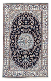 Tapis persan - Nain - Royal - 319 x 203 cm - noir