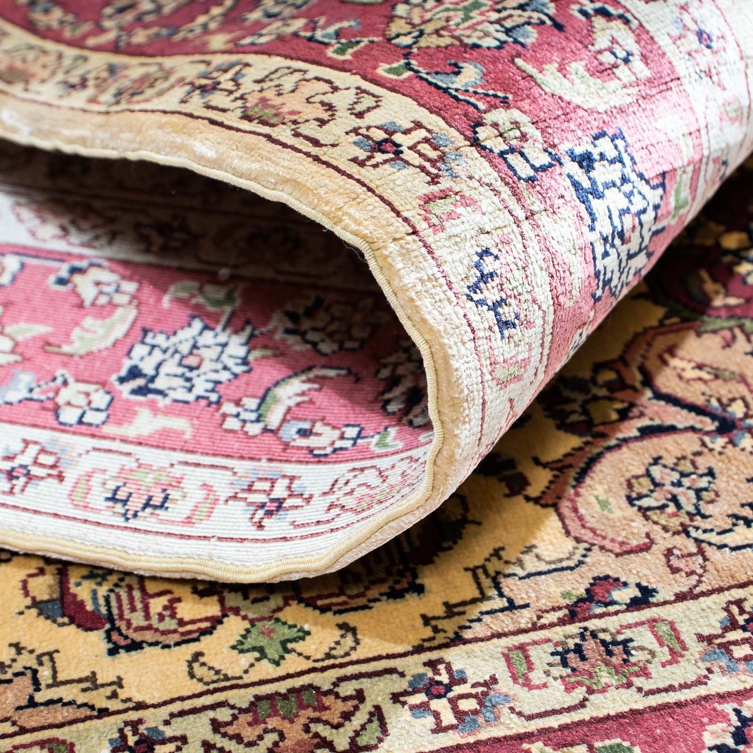 Tapis oriental - Hereke - 122 x 69 cm - rouge foncé