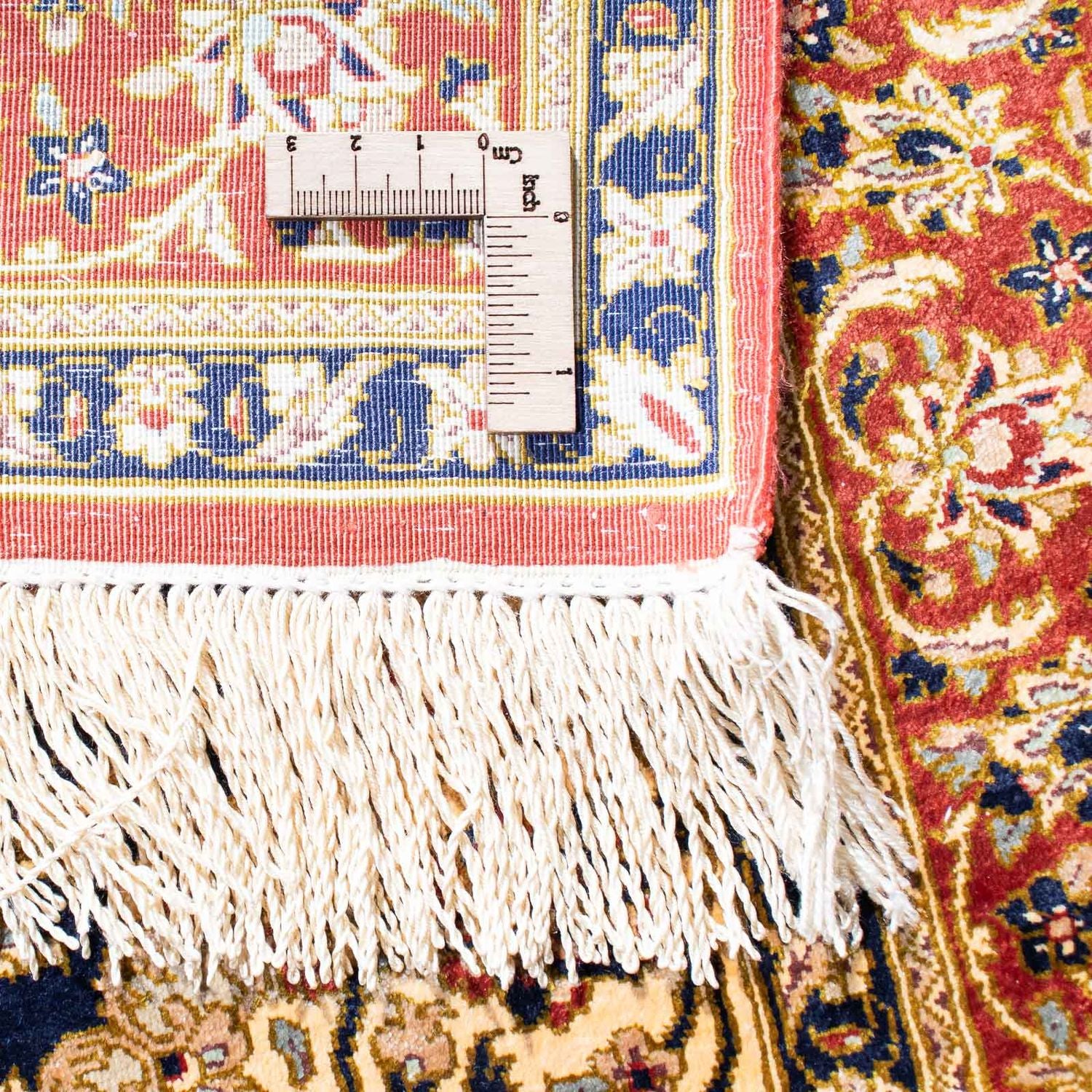 Tapis persan - Ghom - 116 x 78 cm - marron clair