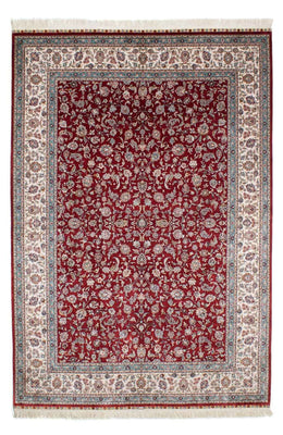 Tapis oriental - Hereke - 246 x 170 cm - rouge foncé
