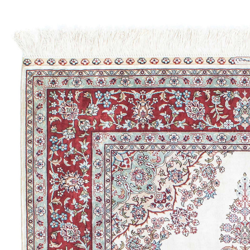 Tapis oriental - Hereke - 137 x 91 cm - rouge foncé