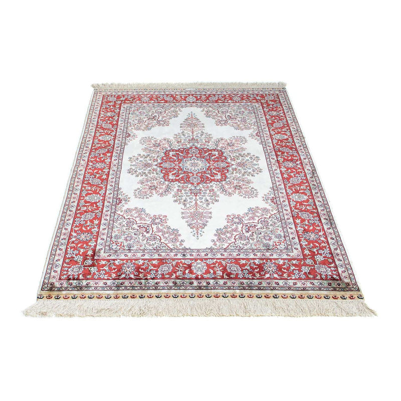 Tapis oriental - Hereke - 137 x 91 cm - rouge foncé