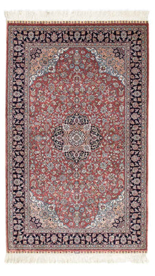 Tapis oriental - Hereke - 152 x 91 cm - rouge foncé