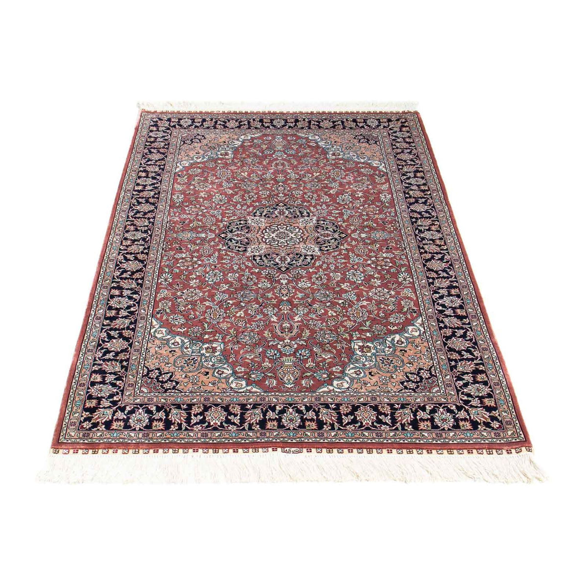 Tapis oriental - Hereke - 152 x 91 cm - rouge foncé