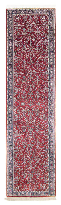 Tapis de couloir Tapis oriental - Hereke - 369 x 78 cm - rouge foncé