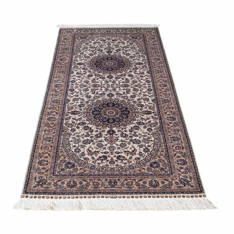 Tapis de couloir Tapis oriental - Hereke - 185 x 78 cm - beige