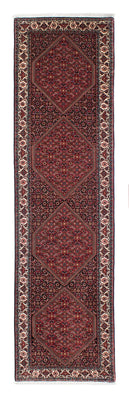 Tapis de couloir Tapis persan - Bidjar - 305 x 78 cm - rouille