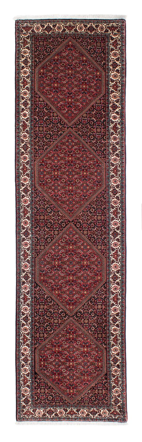 Tapis de couloir Tapis persan - Bidjar - 305 x 78 cm - rouille