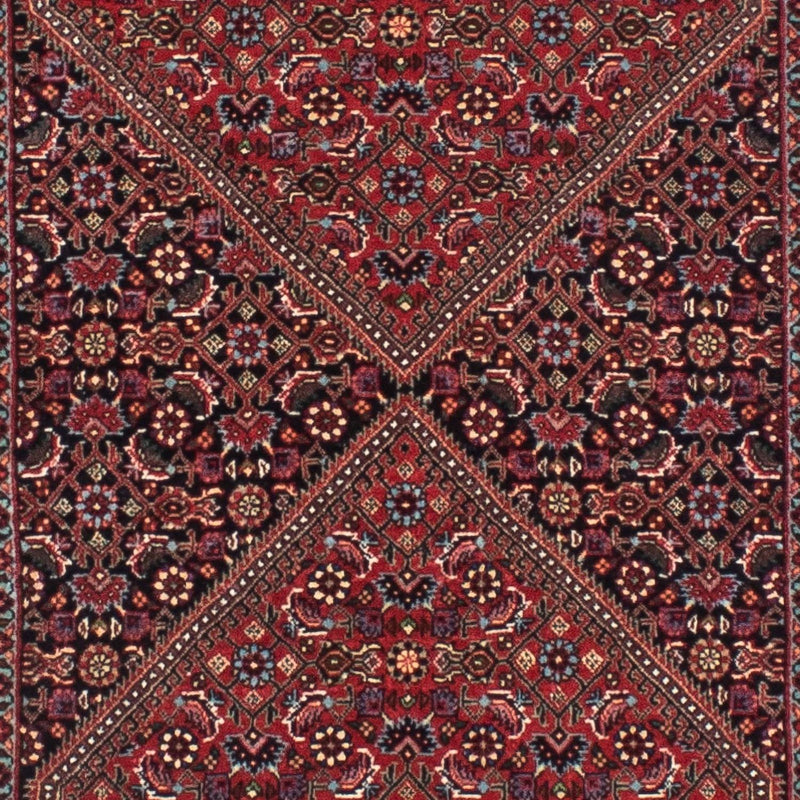 Tapis de couloir Tapis persan - Bidjar - 305 x 78 cm - rouille