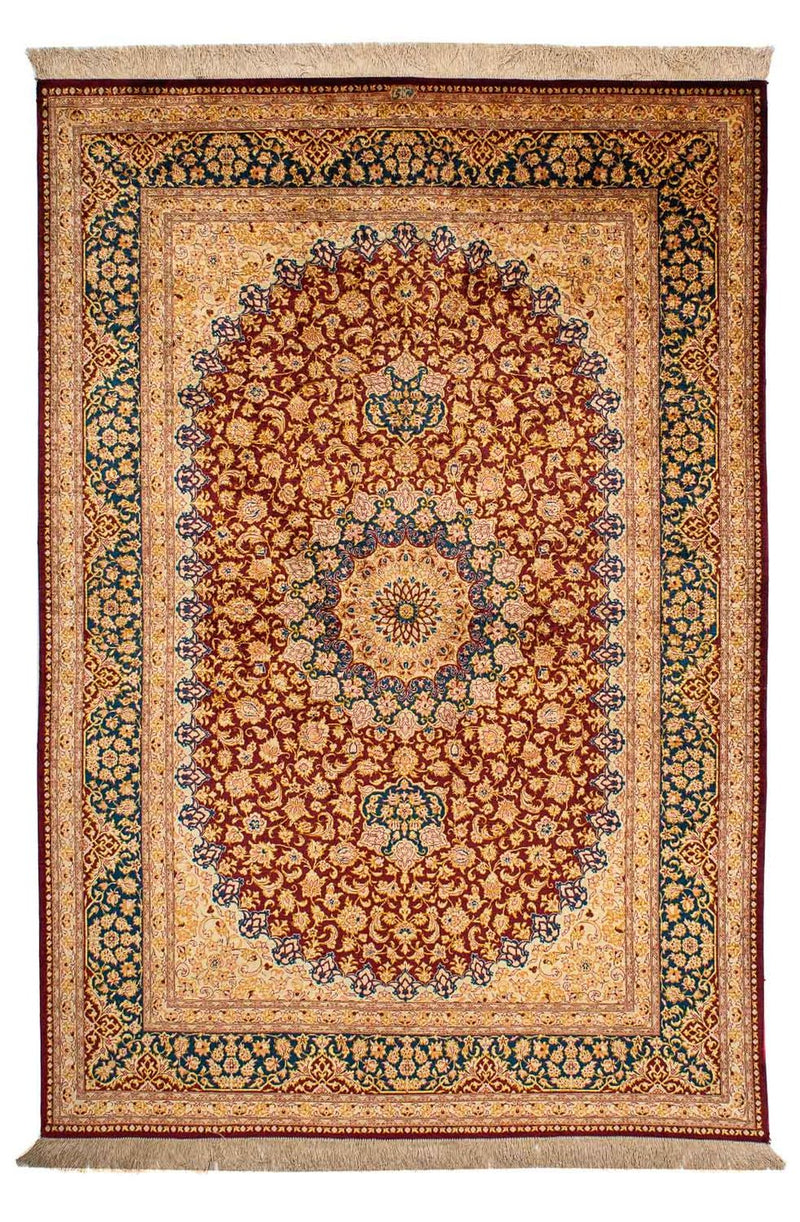 Tapis en soie - Soie chinoise - 198 x 137 cm - multicolore