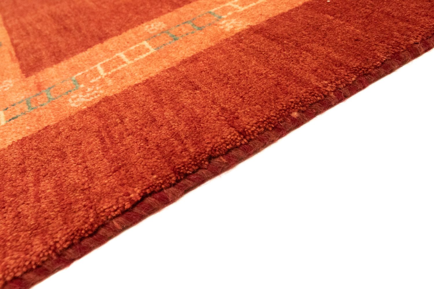 Tapis Gabbeh - Loribaft Persan - 233 x 173 cm - rouge