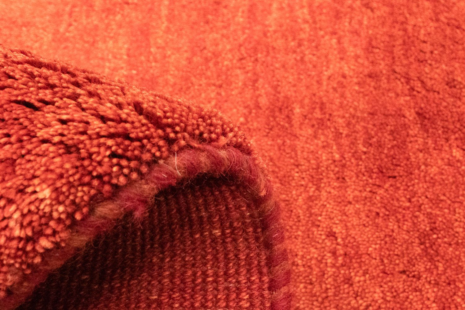 Tapis Gabbeh - Persan - 128 x 71 cm - rouge