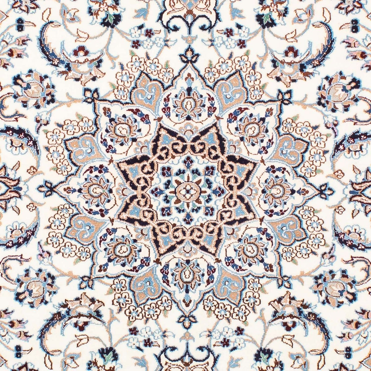 Tapis persan - Nain - Royal - 199 x 128 cm - beige