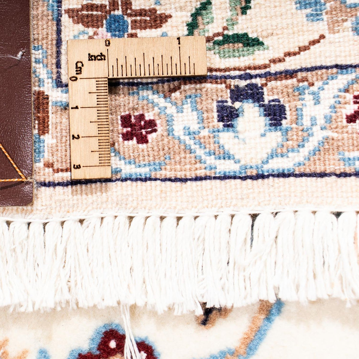 Tapis persan - Nain - Royal - 199 x 128 cm - beige