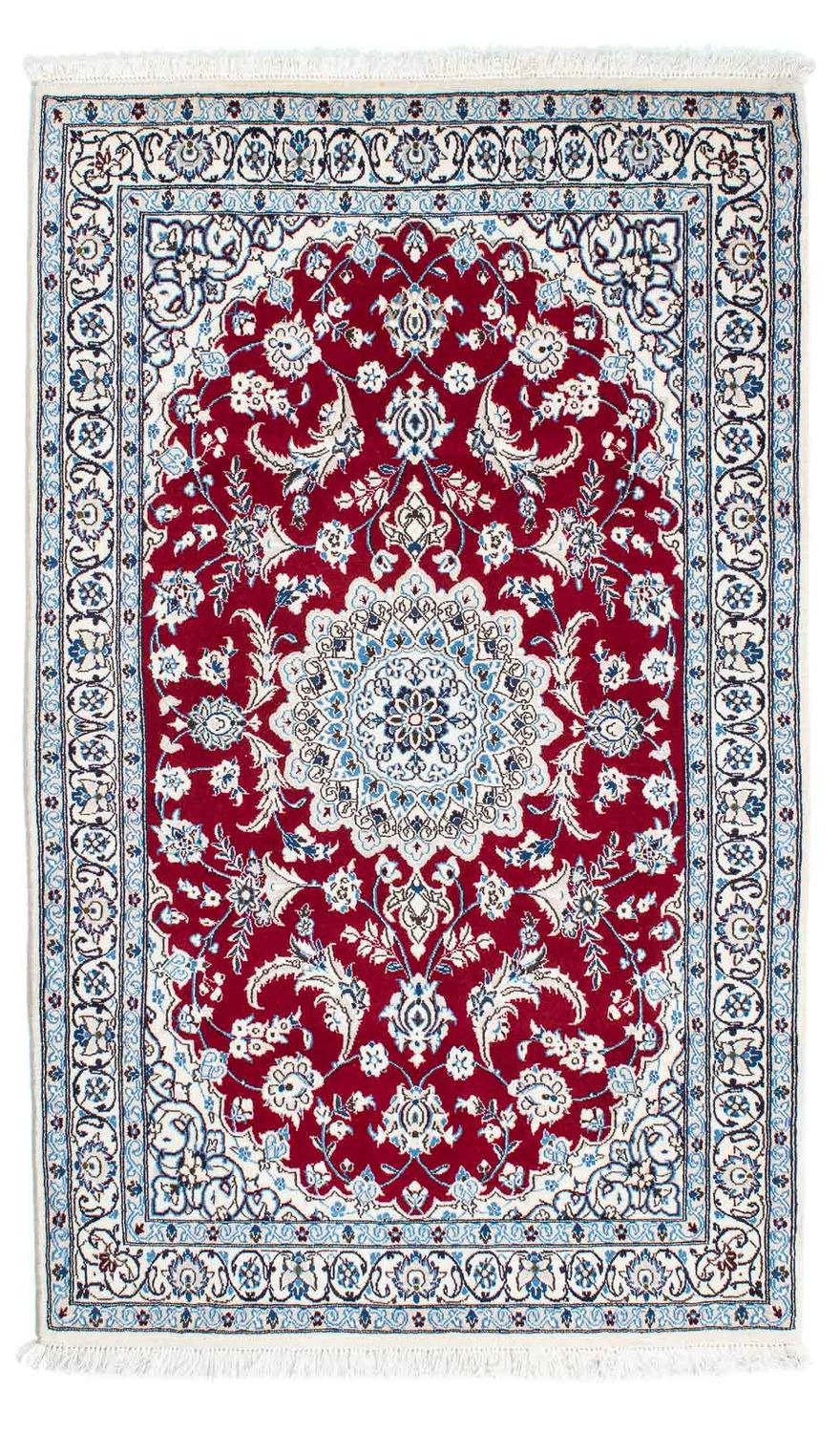 Tapis persan - Nain - Royal - 184 x 108 cm - rouge foncé