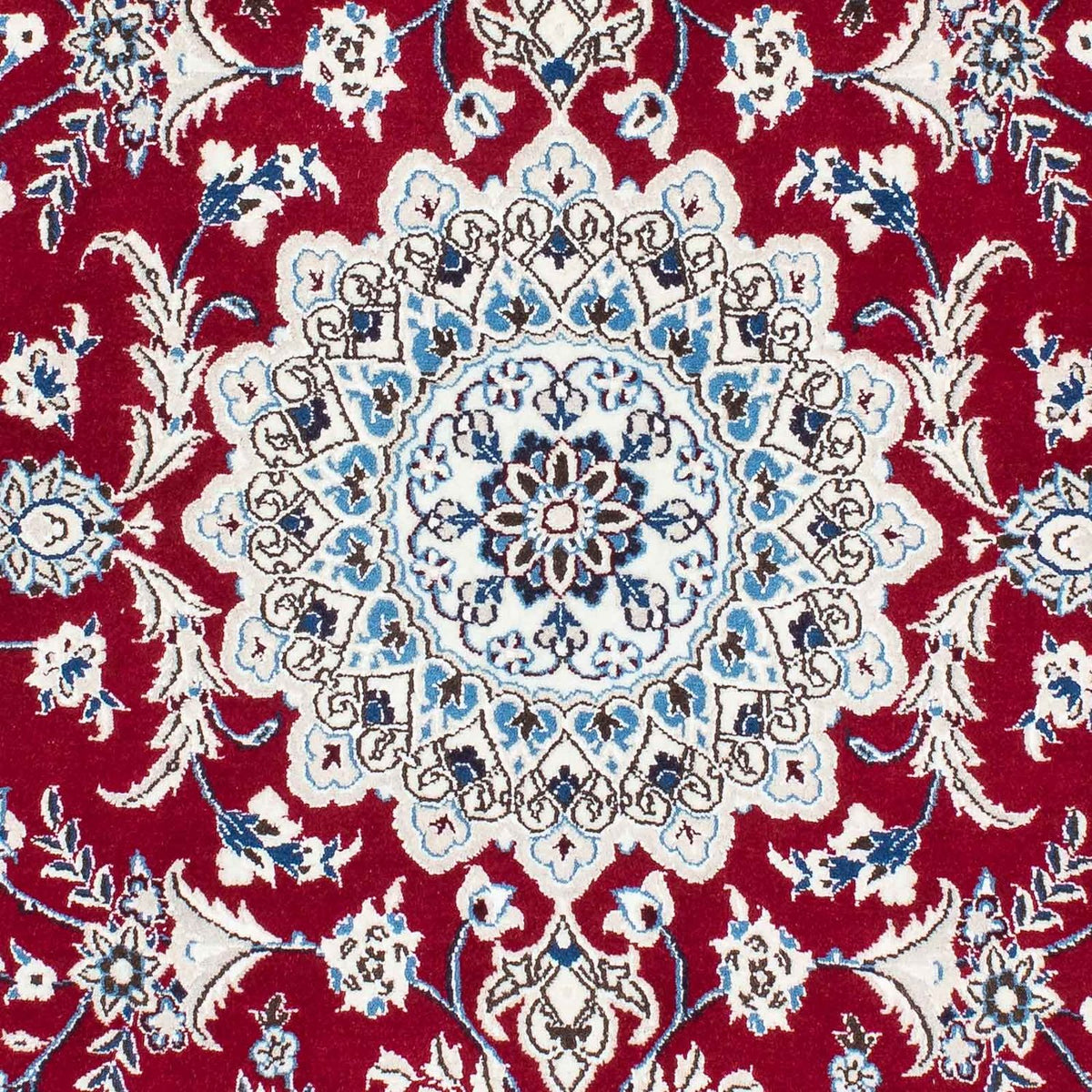 Tapis persan - Nain - Royal - 184 x 108 cm - rouge foncé