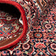Tapis persan - Bidjar - 252 x 200 cm - rouge foncé