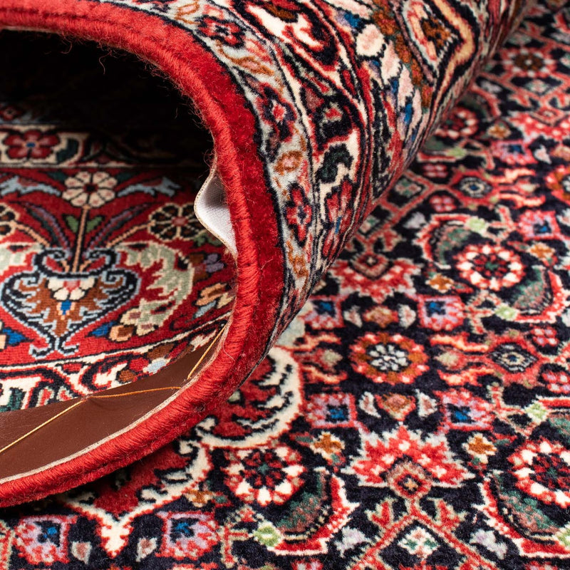 Tapis persan - Bidjar - 252 x 200 cm - rouge foncé