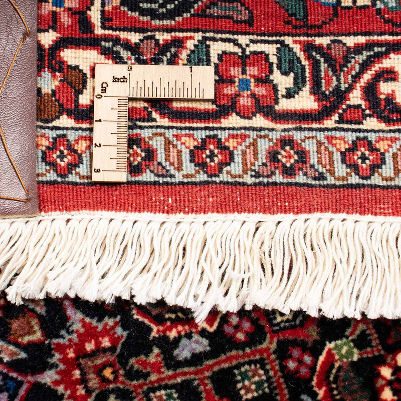Tapis persan - Bidjar - 252 x 200 cm - rouge foncé