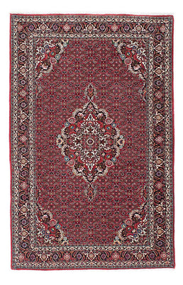 Tapis persan - Bidjar - 211 x 132 cm - rouge