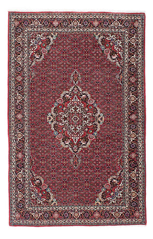 Tapis persan - Bidjar - 211 x 132 cm - rouge
