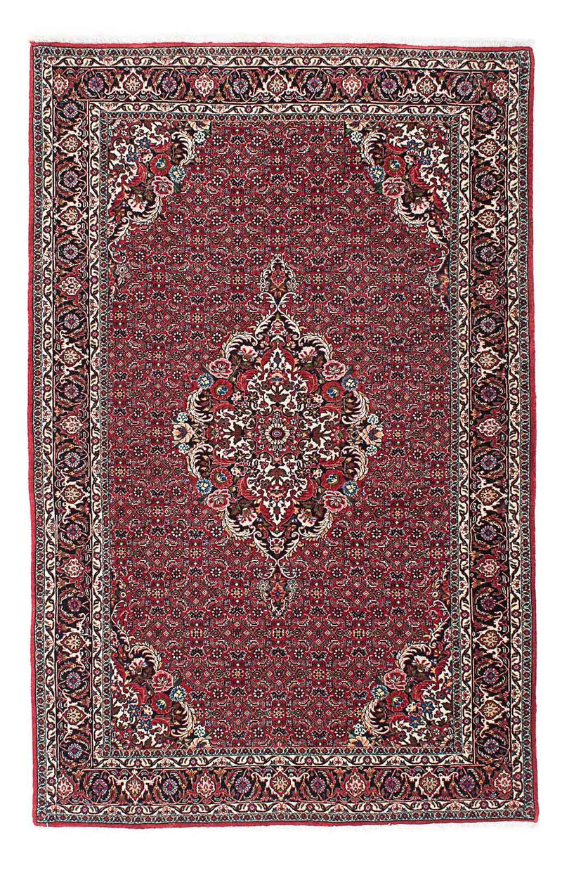 Tapis persan - Bidjar - 211 x 132 cm - rouge