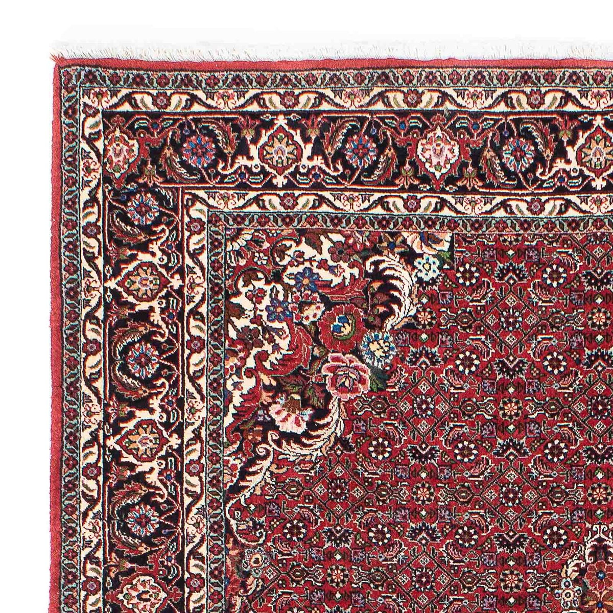 Tapis persan - Bidjar - 211 x 132 cm - rouge