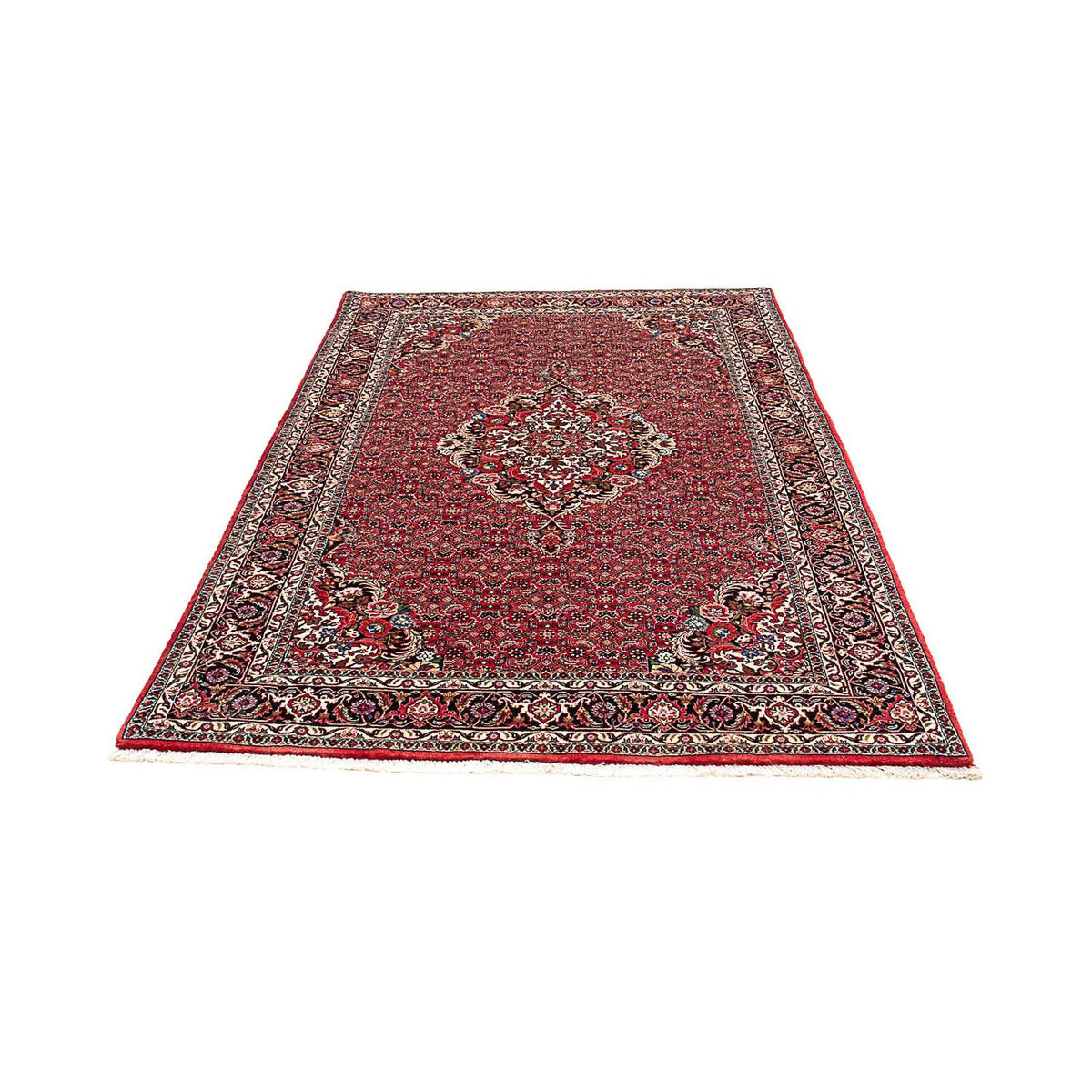 Tapis persan - Bidjar - 211 x 132 cm - rouge