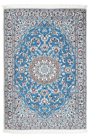 Tapis persan - Nain - Royal - 172 x 112 cm - bleu