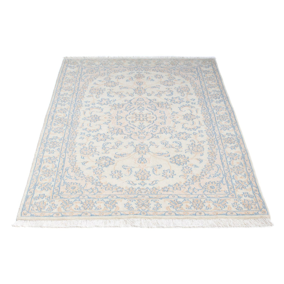 Tapis persan - Nain - Royal - 150 x 95 cm - beige