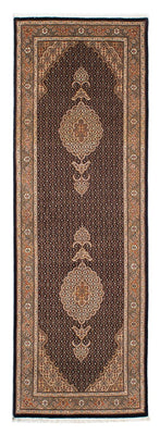 Tapis de couloir Tapis persan - Tabriz - 248 x 81 cm - bleu foncé