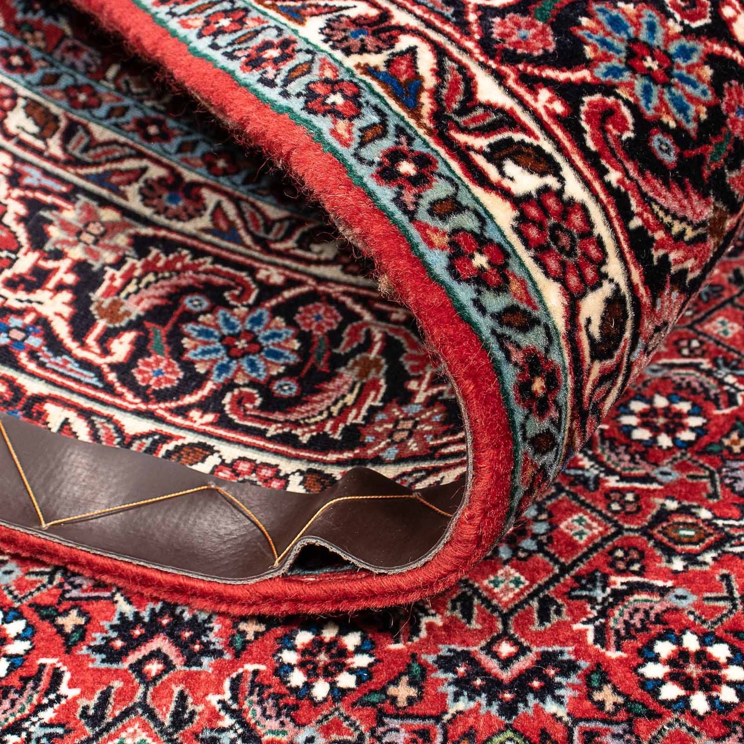 Tapis persan - Bidjar - 209 x 132 cm - rouge