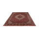 Tapis persan - Bidjar - 261 x 206 cm - rouge foncé