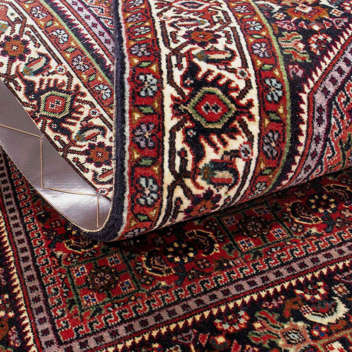 Tapis persan - Bidjar - 160 x 90 cm - rouge