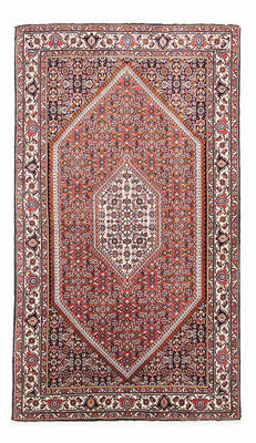 Tapis persan - Bidjar - 148 x 92 cm - rouge clair
