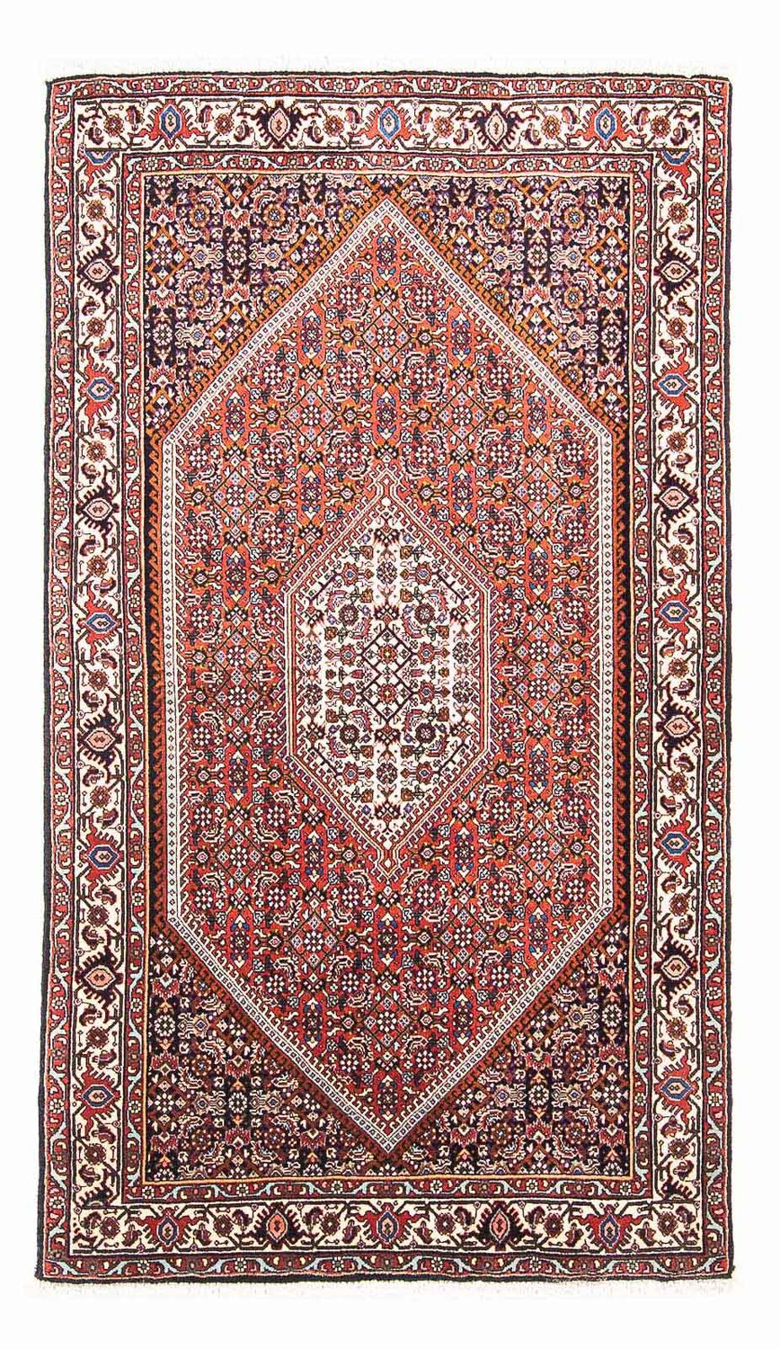 Tapis persan - Bidjar - 148 x 92 cm - rouge clair