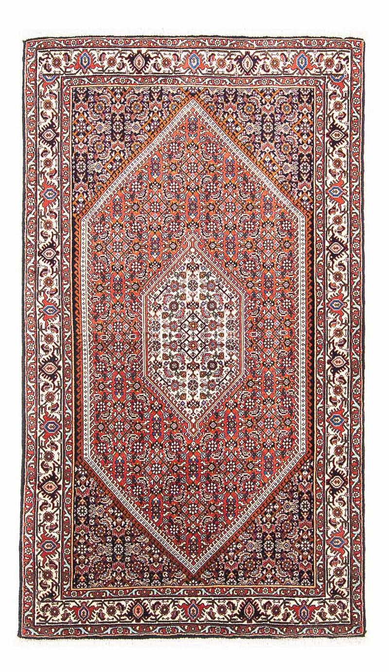Tapis persan - Bidjar - 148 x 92 cm - rouge clair