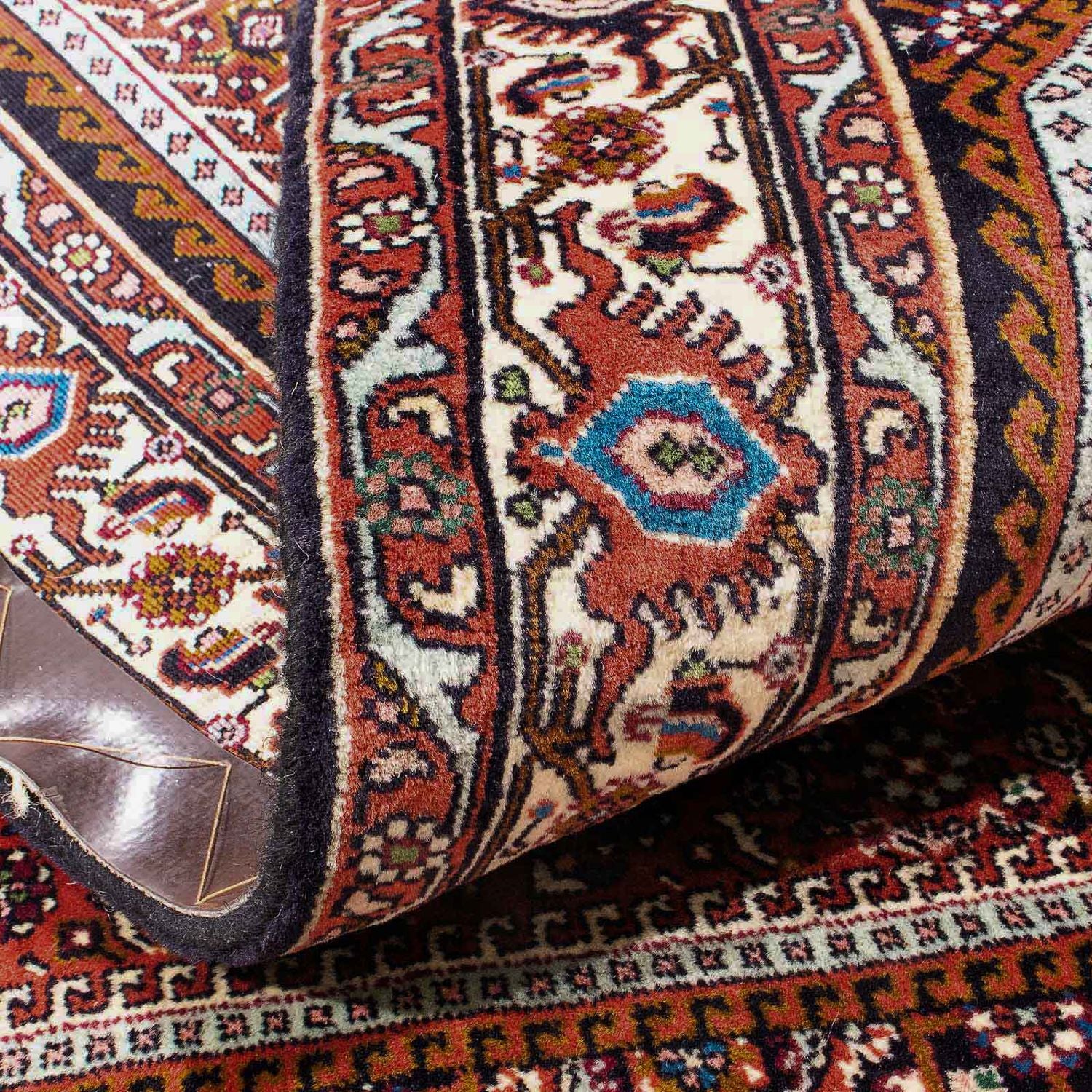 Tapis persan - Bidjar - 148 x 92 cm - rouge clair
