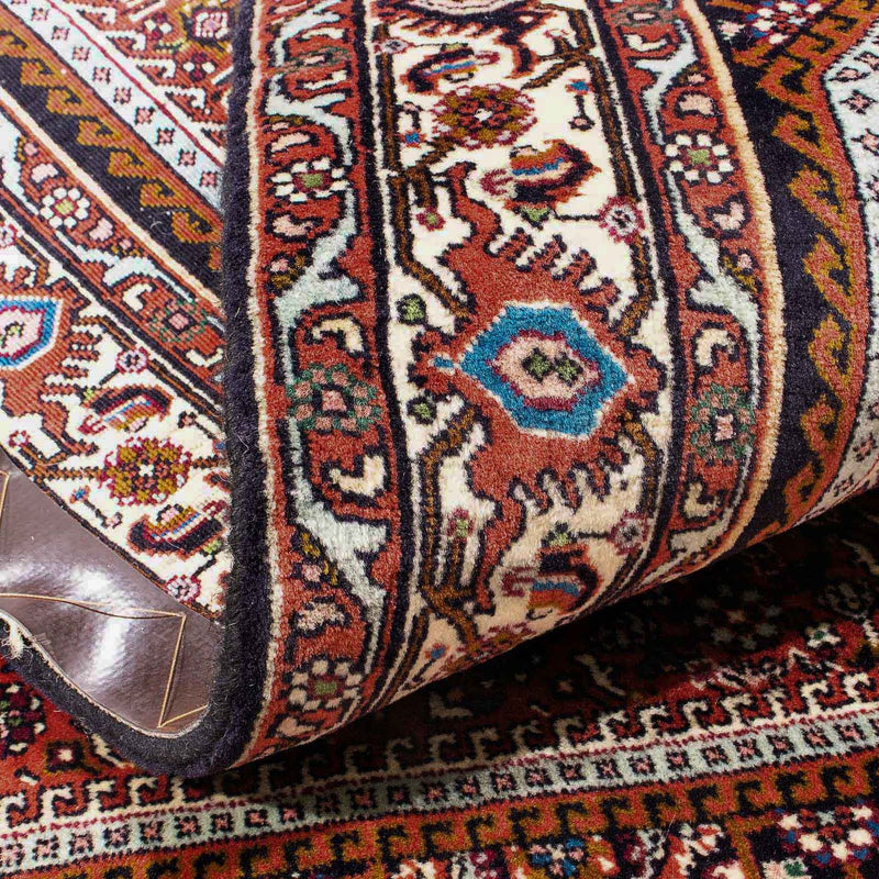 Tapis persan - Bidjar - 148 x 92 cm - rouge clair