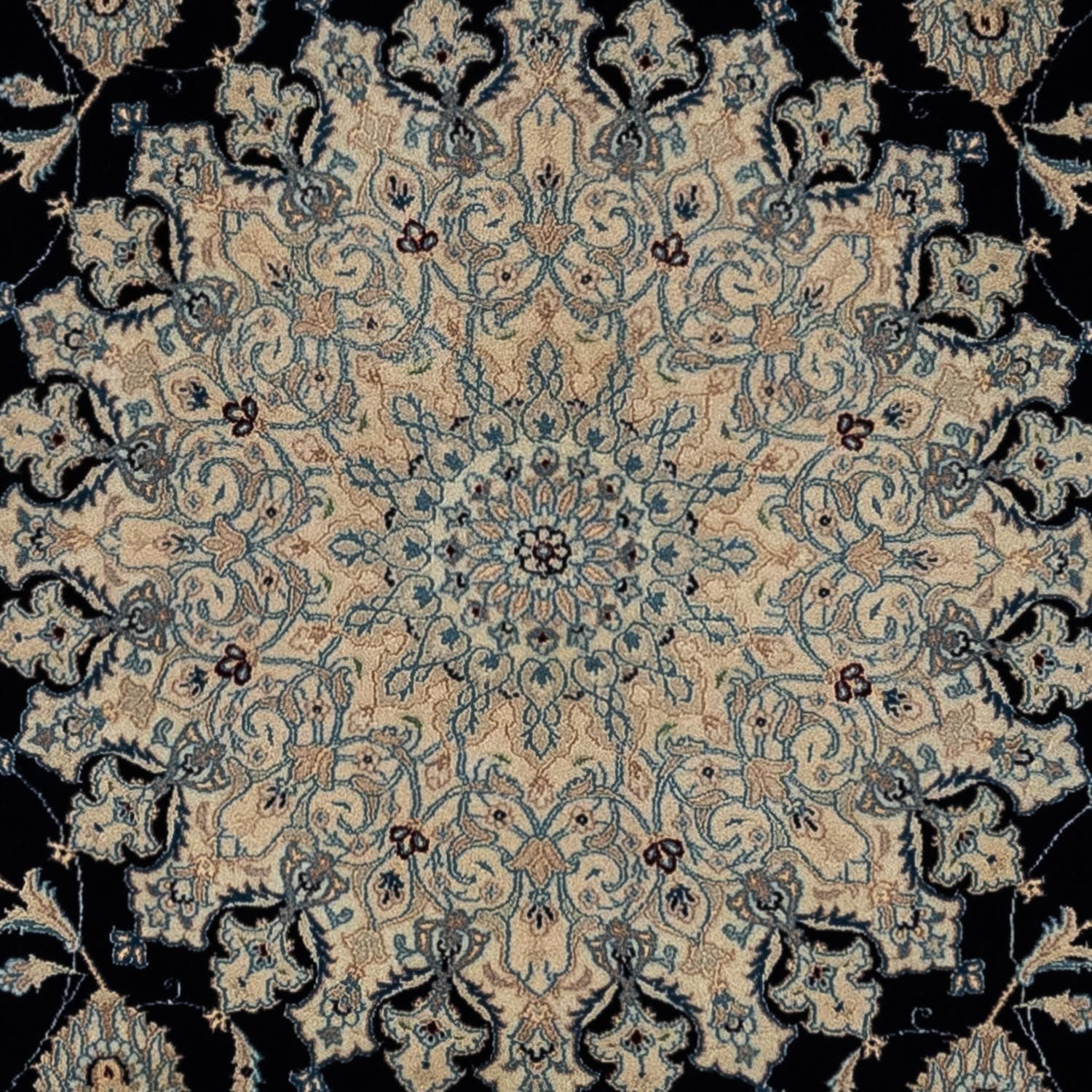 Tapis persan - Nain - Royal - 344 x 250 cm - noir