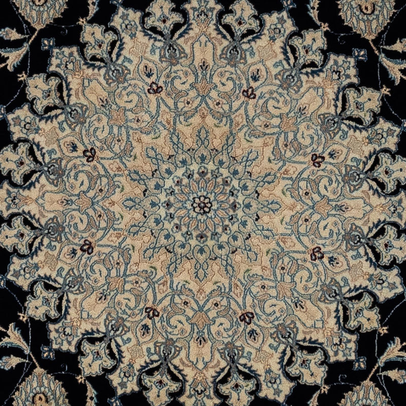 Tapis persan - Nain - Royal - 344 x 250 cm - noir