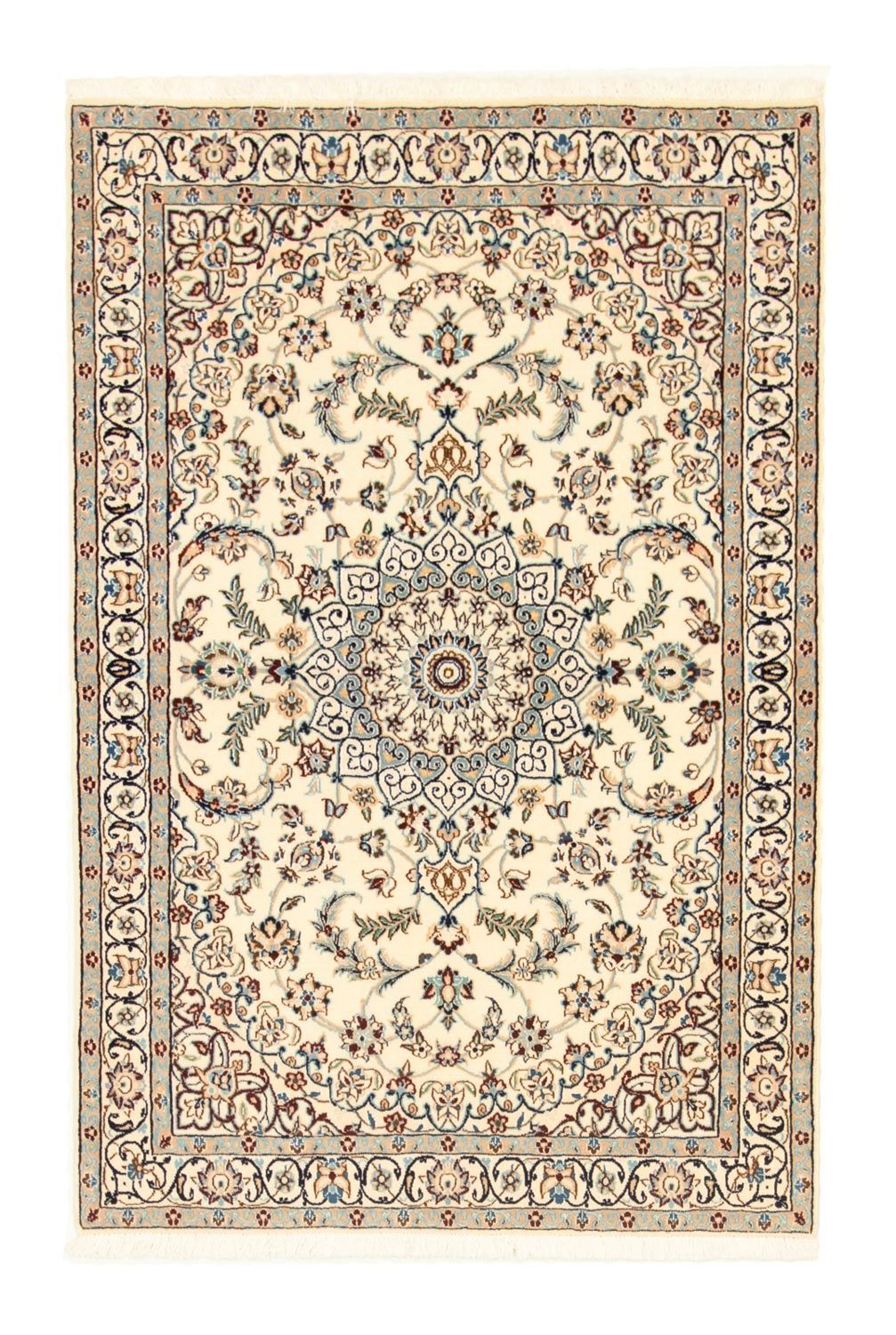 Tapis persan - Nain - Royal - 154 x 102 cm - beige
